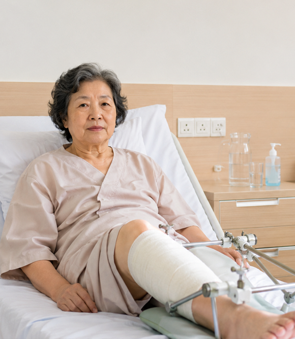 Bồi thường thành công – gãy cổ xương đùi tuổi 71