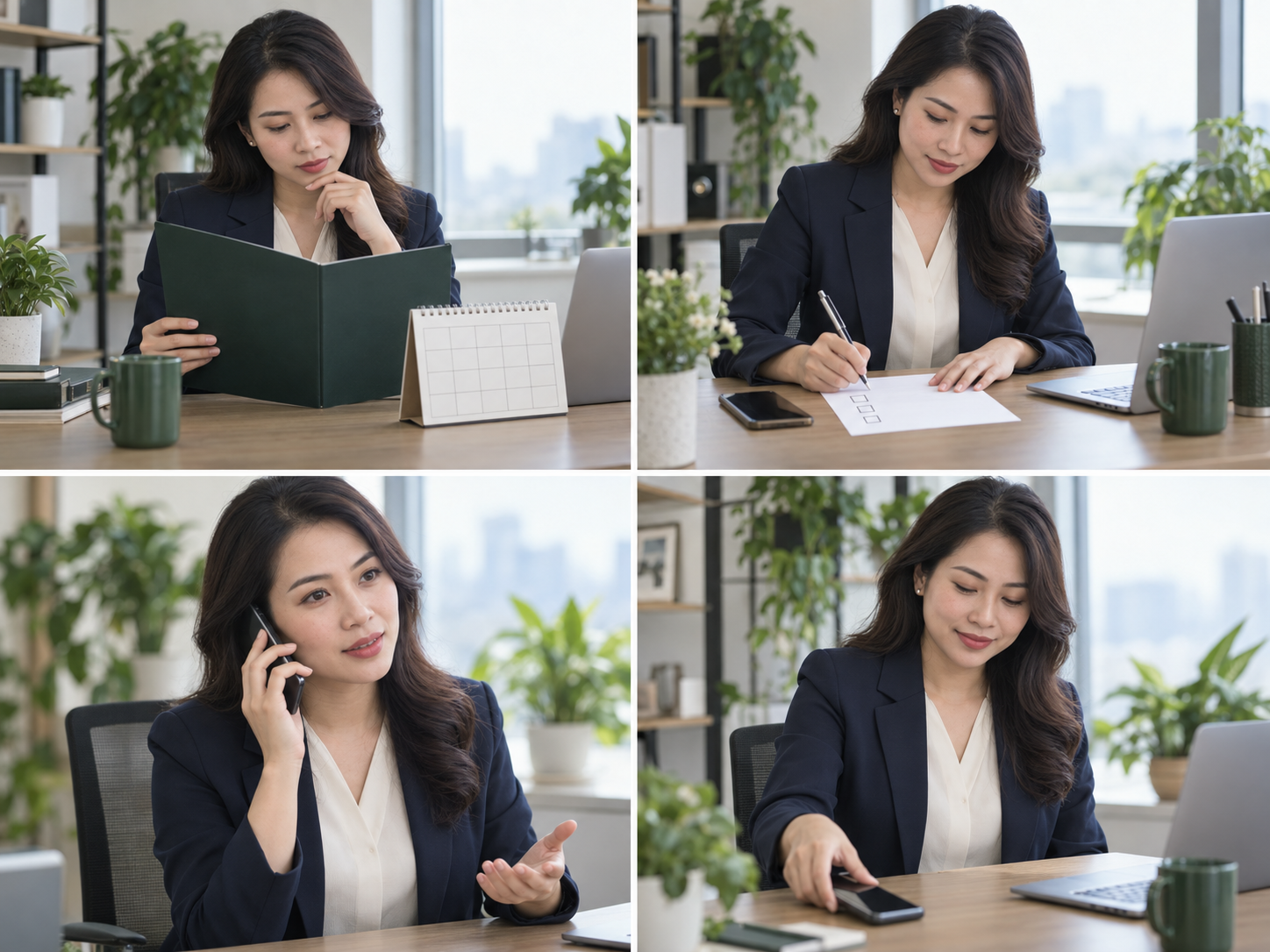 Cộng tác viên bảo hiểm trao đổi với khách hàng qua cuộc gọi trực tuyến