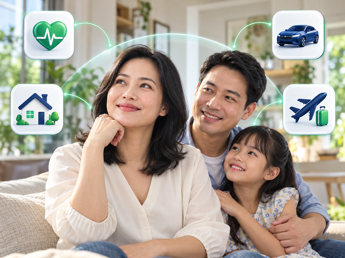 Một khách hàng có thể phát sinh nhiều nhu cầu bảo hiểm khác nhau